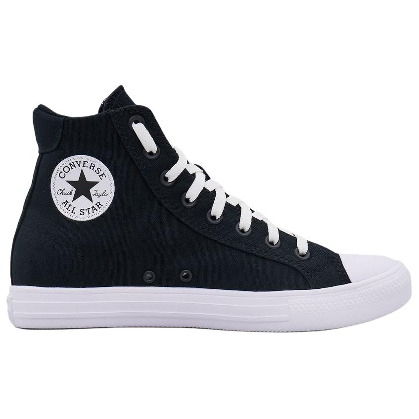 Converse Chuck Taylor Seasonal Versatile Comfortable High-Top Canvas Shoes Unisex Sneaker Black A19298C