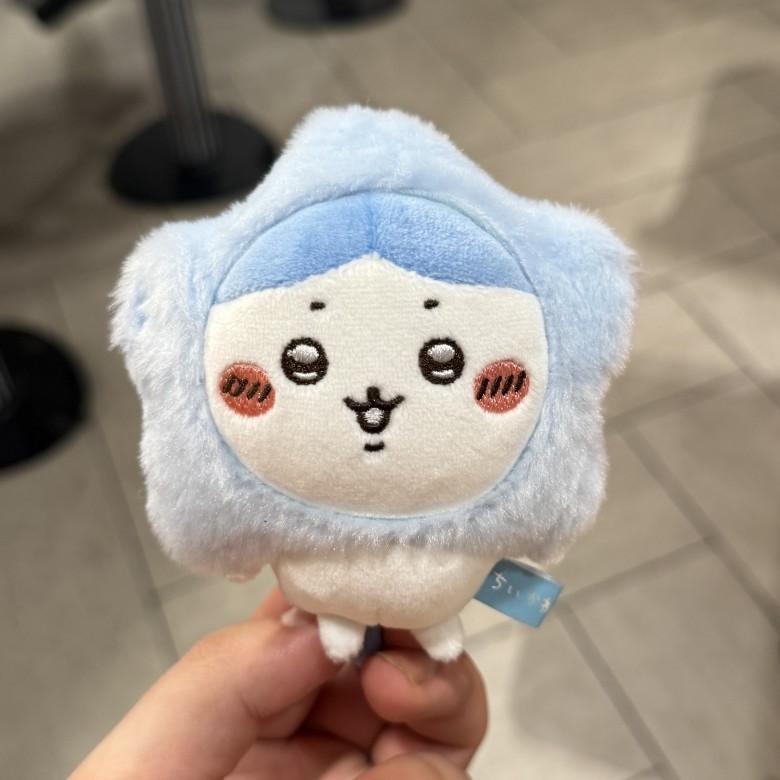 Chiikawa Hachiware Usagi Momonga Plush Doll Keychain With Short Pile Fabric For Car Keys And Accessories