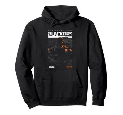 Call Of Duty The Truth Lies Black Ops Silhouette Chest Logo Hoodie