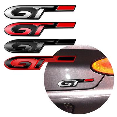 3D Car Styling GT jaoks 4008 GT 5008 RCZ 308 508 3008 508 408 406 auto kapoti poritiiba pakiruumi tagumine andmesildi kleebis embleemi märgi kleebis