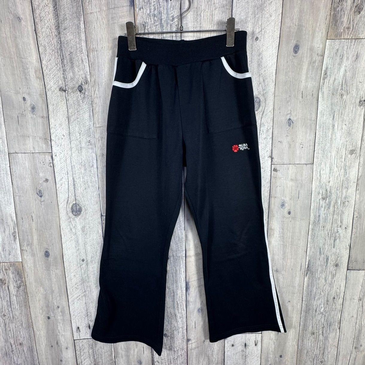 ALBAROSA Heisei Gal egg boot cut sweatshirt sweatpants line jersey