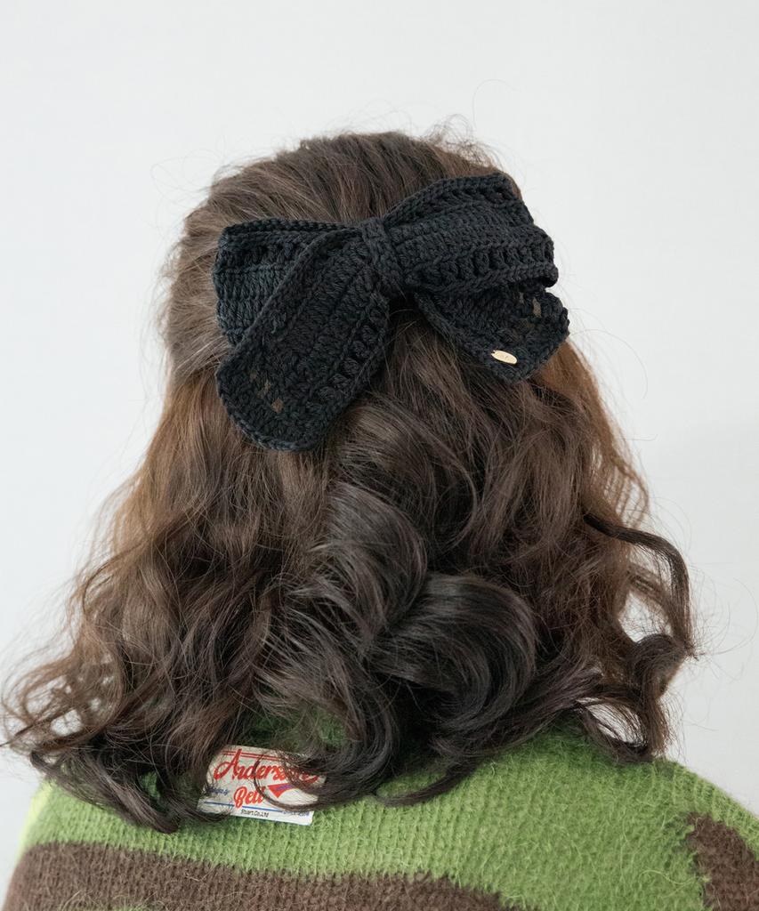 Merrymotive Special Crochet Knitted Ribbon Hairpin (4Colors)