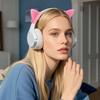 1pair Silicone Cats Ear Headphone Covers Compatible for Most Over Ear Headsets Lightweight Decors Universal Fit