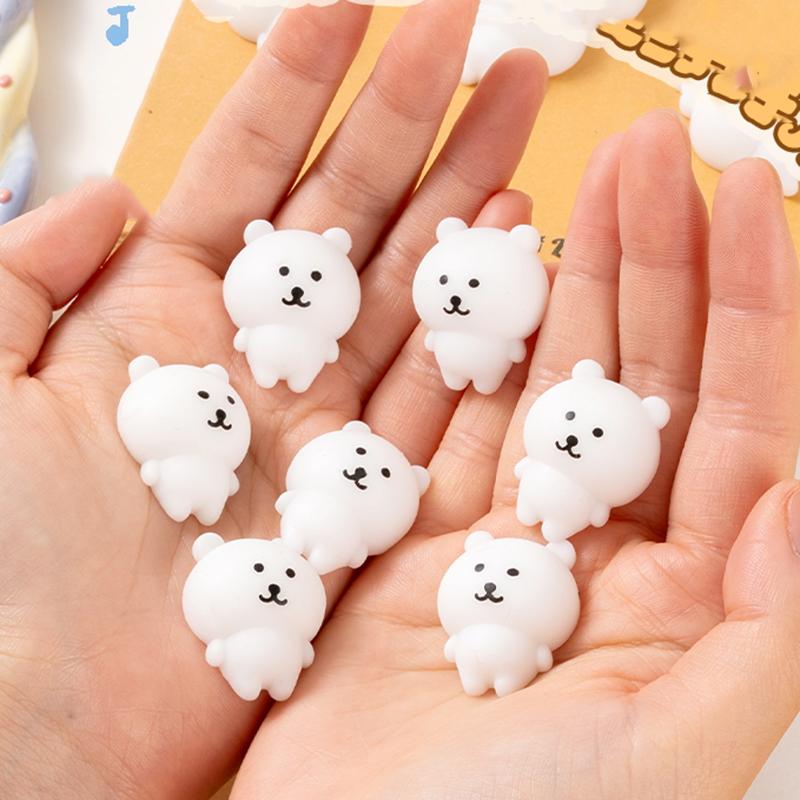 Kawaii Mochi Sıkılabilen Oyuncaklar Karikatür Ayı Sıkma Stres Giderici Sıkılgan Eğlenceli Yumuşak Duyusal Soyut Yapışkan Oyuncak Parti Hediyesi Hediye