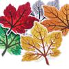 Soft DIY Decorative Stickers Cloth Stickers Embroidery Stickers Patch Stickers Maple Leaf Sticker