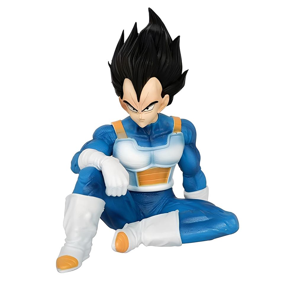 Аниме Dragon Ball Super Саян Сидячая Поза Веджета Модель Ручной работы ПВХ Модель Аниме Периферийные Украшения Подарок на День Рождения