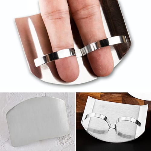 Stainless Steel Finger Guard, Finger Protector, Injury Prevention, Finger Cover, Finger Protector, Cut Prevention, Injury Prevention, Fingertip Protec
