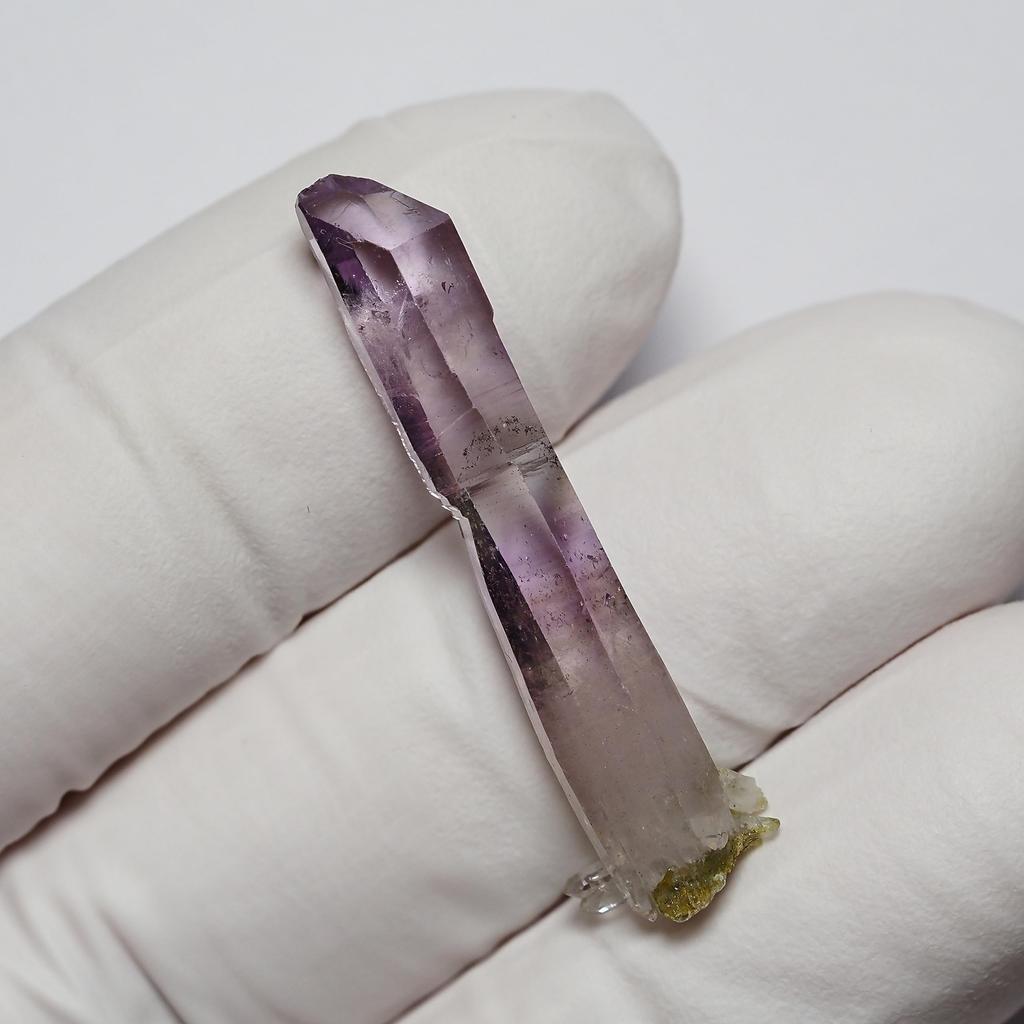 [N2 Stone Natural] Natural Amethyst (Purple Crystal) - Mexican Gemstone | (14 | "One-of-a-kind" Approx. 8.8ct [Length 34mm])