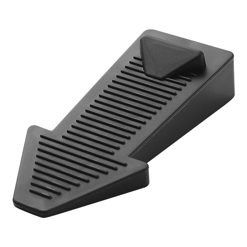 Transparent Windproof Door Stopper & Bumper – Anti-Collision Rubber Wedge