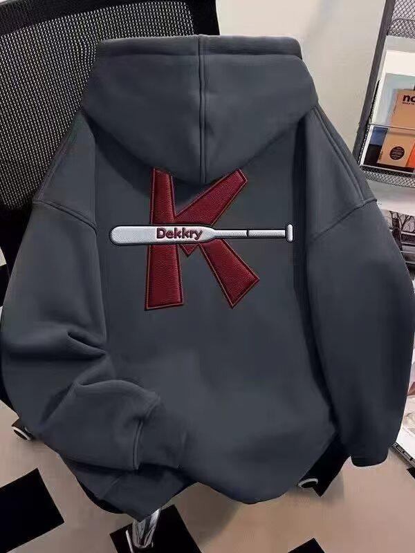 Men's Autumn Retro Chinese National Tide Hooded Sweatshirt - Casual Loose Pullover Outerwear