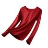 Womens Thermal Underwear Set Long Sleeve Top Pants Slim Fit Stretchy Base Layer Fall Winter