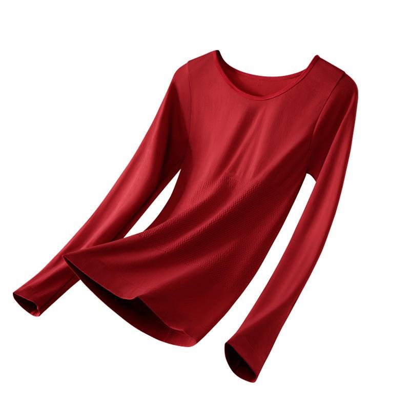 Womens Thermal Underwear Set Long Sleeve Top Pants Slim Fit Stretchy Base Layer Fall Winter