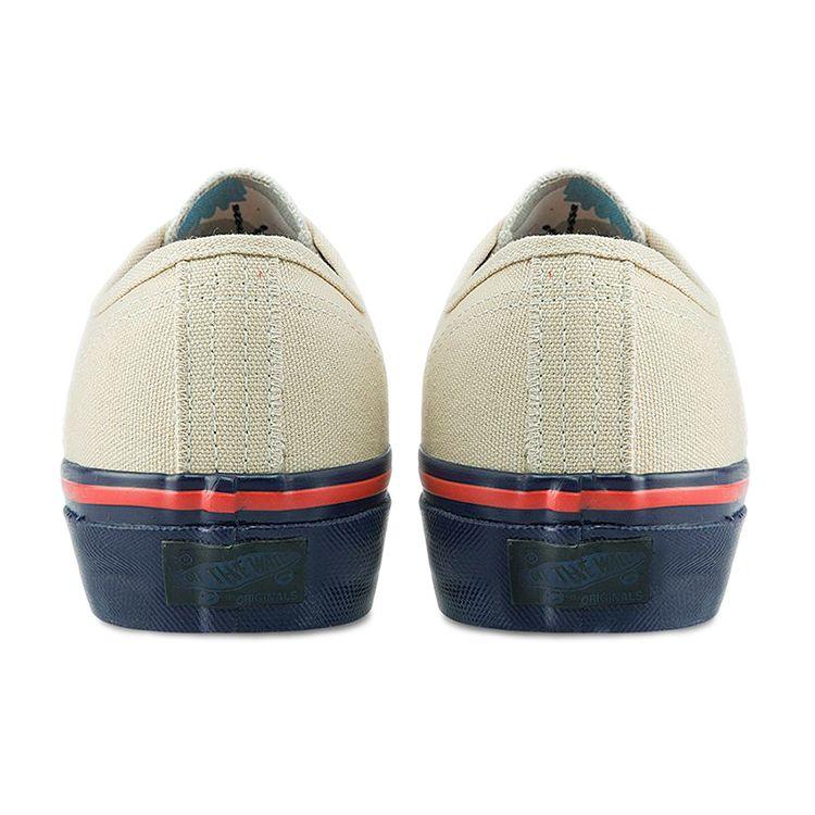Nigel Cabourn X Vans OG Authentic LX USN Unisex Sneakers Brown Worn-White Navy VN0A4BV99RE