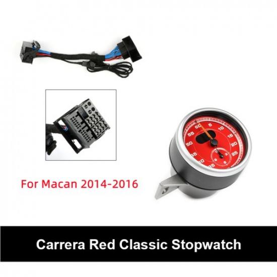 For Porsche Macan 2014-2024 Dashboard Sport Chrono Stopwatch Clock Watch Panel