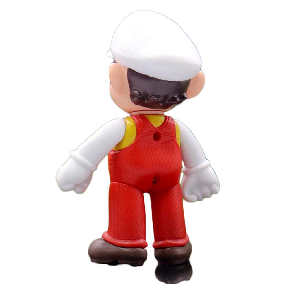 1 Pc Anime Super Mario Bros Action Figures Red Mario PVC Model Standing Posture Desk Decorations Collection Kid Gift Toy