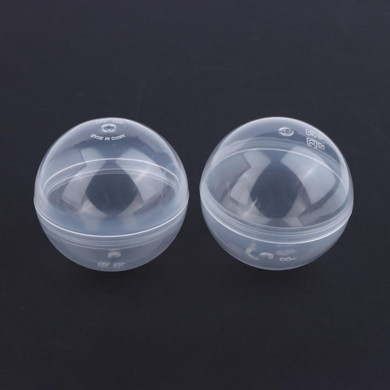 50Pcs 28-55Mm Tiny Empty Plastic Balls Capsule Toys Surprise Ball Container Prop Paintball Diy Making Things Models