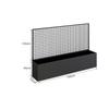 Yunduo Stainless Steel Flower Box with Rattan Trellis