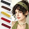 Hollowed Out Eyelets Punk Hairband Sweet Style Vintage Headwrap Retro Face Wash Headband  For Women