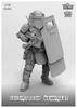 Nuts Planet Advance Guard Gardner Fighting with a Bulletproof Shield Unpainted Resin Assembly Kit T35002 1/35