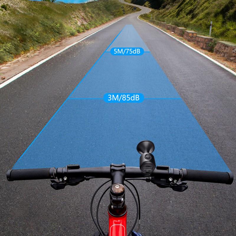 Claxon de bicicletă electric de 120Db, inel tare pentru bicicletă, baterie electrică pentru scutere Accesorii pentru biciclete cu sunet de avertizare