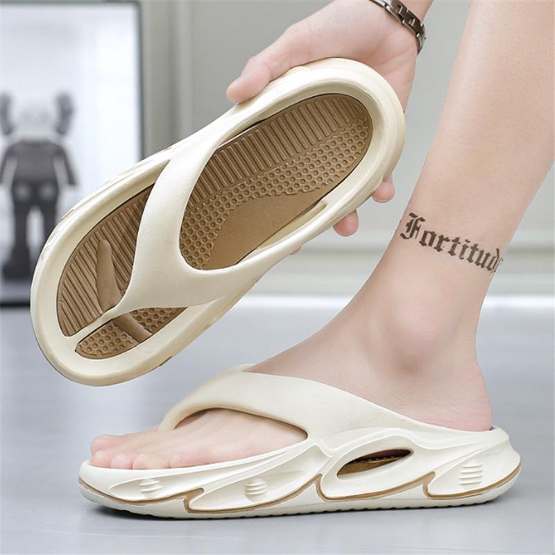

Light Thong Flip Flops Men Cloud Slippers Summer Shoes 2024 Foam Pillow Slides Orthopedic Clip Toe Arch Support Beach Sandals 36-37 (22.5 -23cm ) бежевый