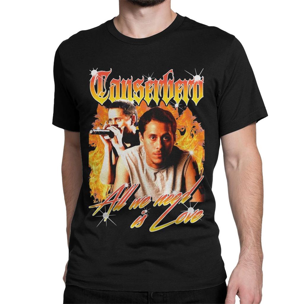 Casual Canserbero T-Shirt Men Crewneck Cotton T Shirts Short Sleeve Tee Shirt Printed Clothing