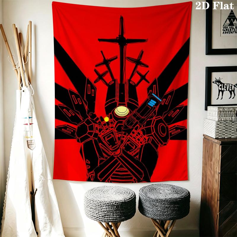 ULTRAKILL Wall Tapestry Aesthetic Wall Hanging Printed Fabric Blanket Decorative Tapestries for Bedroom Living Room Home Decor