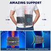 Decompression Back Belt with Electric Inflatable Pump -Lumbar Support Belt for Lower Back Pain Relief, Back Traction Device Fits Waist Size 29-49