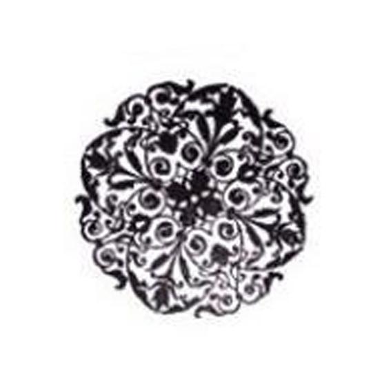 6ks inovativní razítko s širokým použitím opakovaně použitelné kompaktní razítko s květinovým vzorem pro každodenní použití