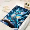1pc Beautiful Peacock Bird Design Area Rug - Soft, Anti-Slip, and Durable Gaming Room Decor for Bedroom