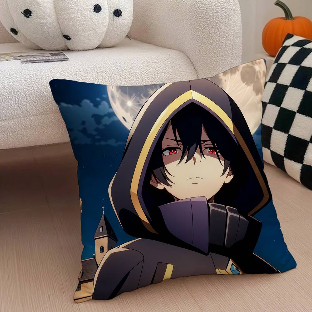 The Eminence In Shadow Anime Pillow Case Anti-dustmite Pillowcase Invisible Zipper Silky Short Plush Sofa Cushion Cover