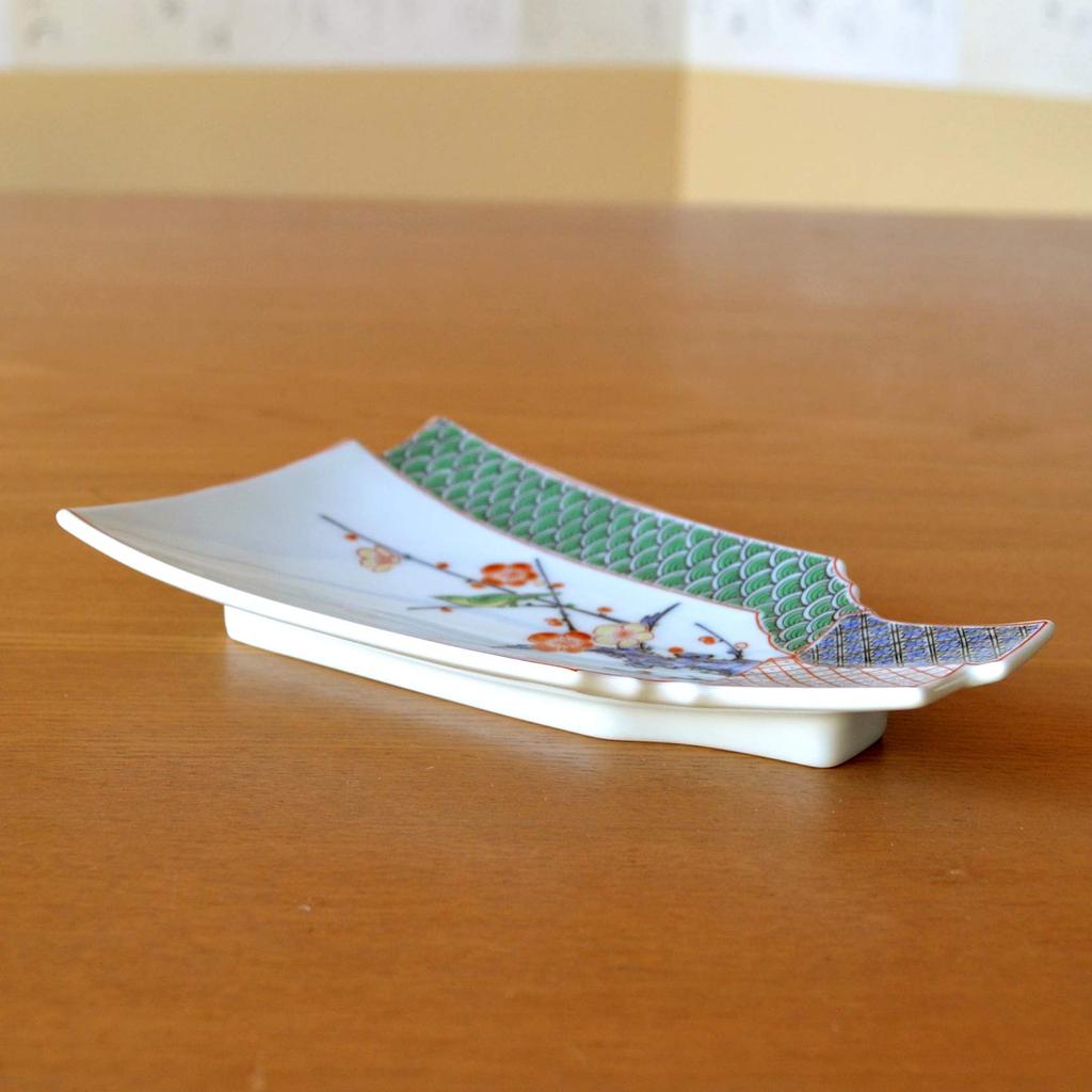 New Japanese small lucky Arita celebratory set of pair Year's tableware, tableware, plates, charm, ware, battledore, plates, 2,