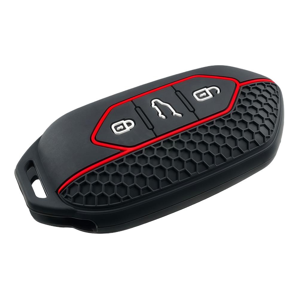 Silicone Car Key Cover For Togg T10X Turkey New Energy Vehicle Suv Car Key Decoration Protective Case Keychain Accessories