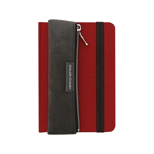 Color Chart Band Pencil Case A6 Anchor Traveler's (84 Gray)