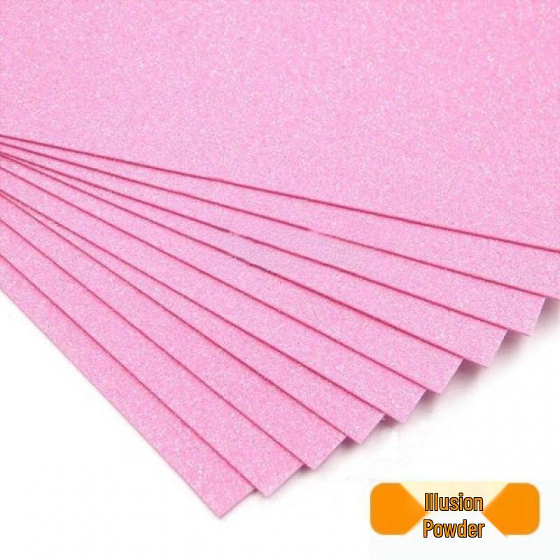 Glitter Self-Adhesive Foam Craft Paper for Kids