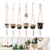 Hanger Manual Cord Flowerpot Holder Rack 100cm Home Outdoor Inddor Garden Wall Decorative Countyard