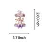 50 Pieces of Purple Dream Transparent Stickers for Water Cup Phone Case, Luggage Box Decoration and Waterproof Stickers