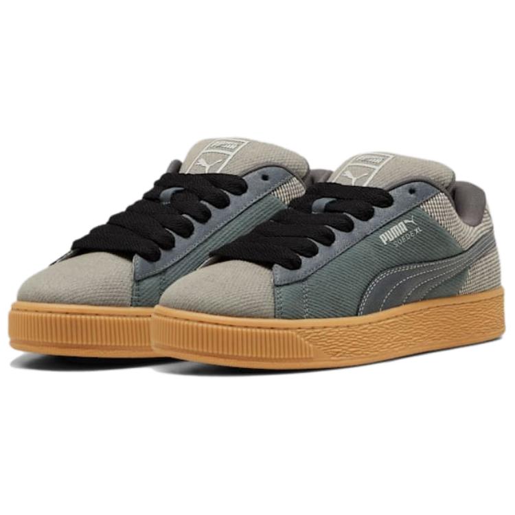 Puma Suede XL Denim - Shadow Grey Unisex Sneaker Warm-White 398397-02