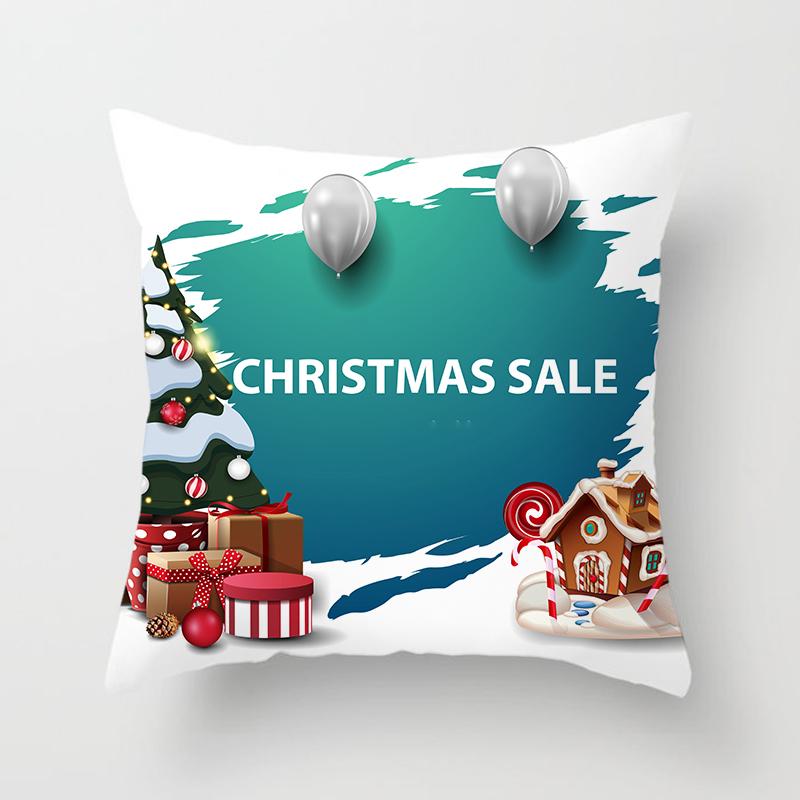 Christmas Home Pillow Covers Christmas Printed Bed Home Decor Cushion Covers Christmas Decor Pillow Covers