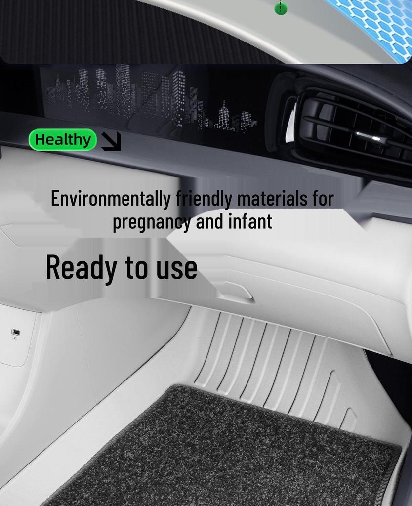 Galaxy Starship 7EMi TPE Foot Mats and Decor Trunk Protection by Lubbin