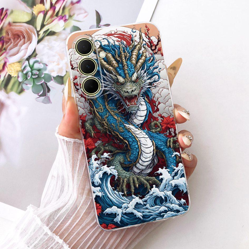 Hülle Für Samsung Galaxy A17 A37 A57 5G Cover Neue Stilvolle Blume Klare Weiche Silikon Handyhülle Für Samsung A 17 A 37 A 57 Stoßfänger