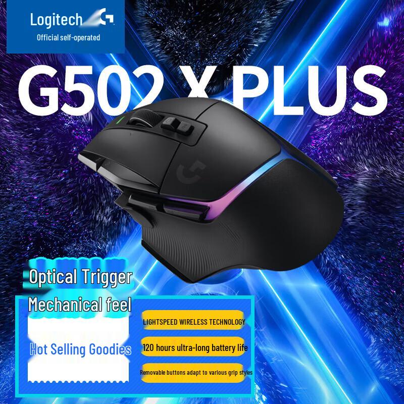 Logitech G502 X PLUS LIGHTSPEED Wireless Gaming Mouse