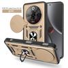 Für ZTE nubia Focus Hülle ZTE nubia Focus Pro Cover ZTE A75 Magnetischer Ringhalter Rüstungs-Handyhülle Schieb-Kamera-Schutz Rückseite