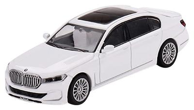 TrueScale Miniatures MINI GT Scale BMW Alpina B7 xDrive Alpine White Drive Finished Model 1/64 Right-Hand