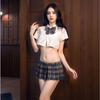 Female Sexy Campus JK Uniform College Seduction Pure Lust Pleated Skirt Sexy Lingerie