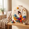 Needle Felting Kit with Embroidery, DIY Wool Painting Set for Home Decor