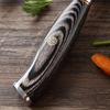 5-inch Fruit Knife 67-layer Japanese Damascus Steel Meat Cutter Cutting Knife Wooden Handle Fruit Peeling Knife Wave Pattern Sharp