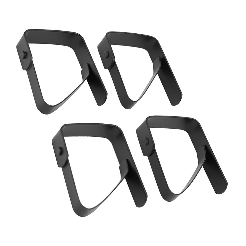 4pcs Large Table Cloth Cover Clips Stainless Steel Anti Slip Tablecloth Holder Clamps 5*4cm