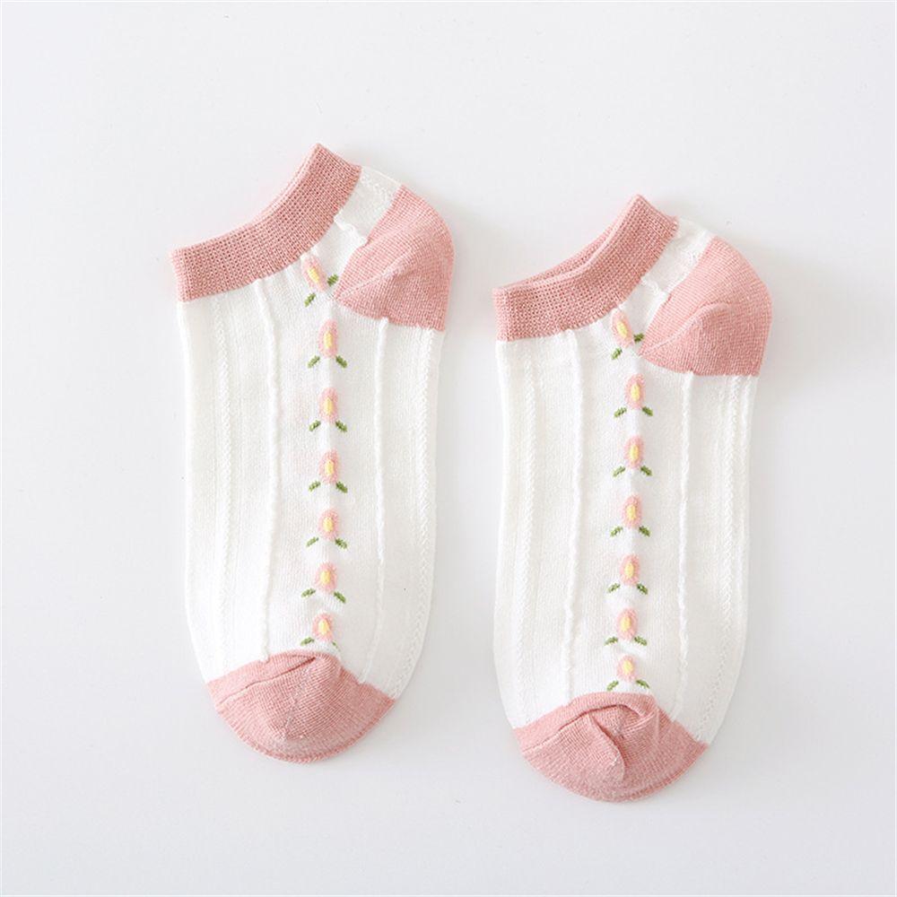 Accessories Boat Socks Shallow Mouth Cute Strawberry Sweet Short Tube Socks Ankle Socks