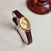Women Quartz Watch Vintage Gold Red Black Sliver Oval Reloj Mujer Orologio Simple Roman Numerals Display Clock Ladies Wristwatch